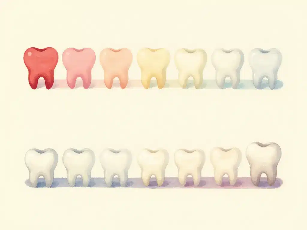 Illustration tableau dents lait adultes numero des dents