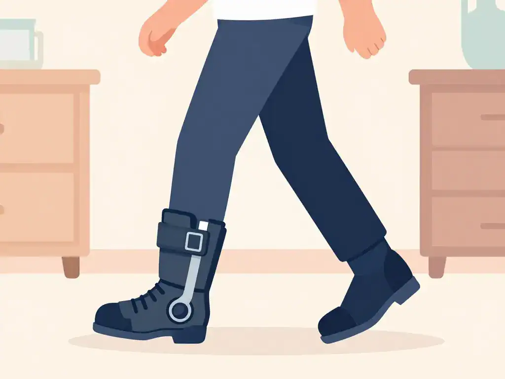 peut-on marcher sans béquille avec une botte de marche orthopédique posture sécurisée