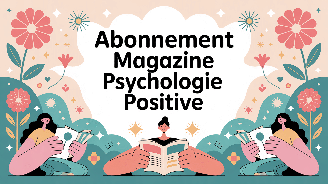 illustration abonnement magazine psychologie positive bien-être