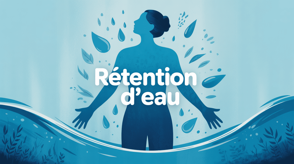 retention d eau medicament efficace illustration jambes et mains enflées
