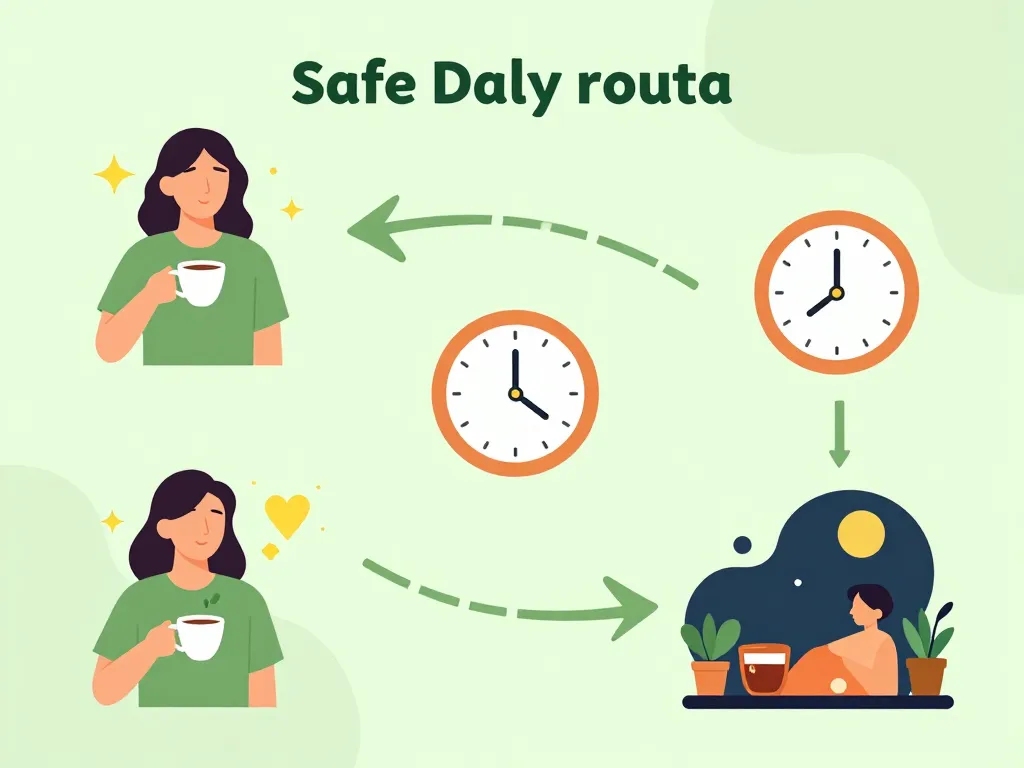 diagramme utilisation quotidienne thé minceur