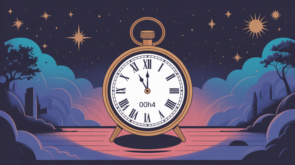 00h44 heure miroir signification spirituelle