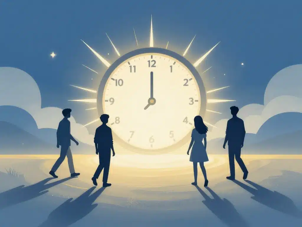 01h00 signification horloge lumière nouveau départ