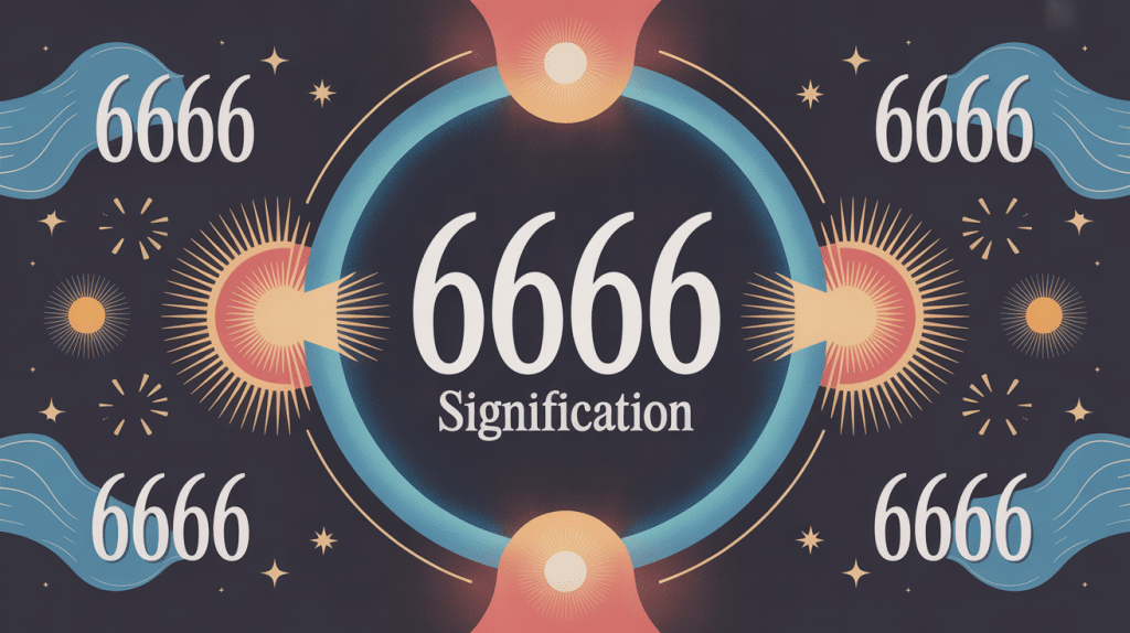 6666 signification image équilibre et spiritualité
