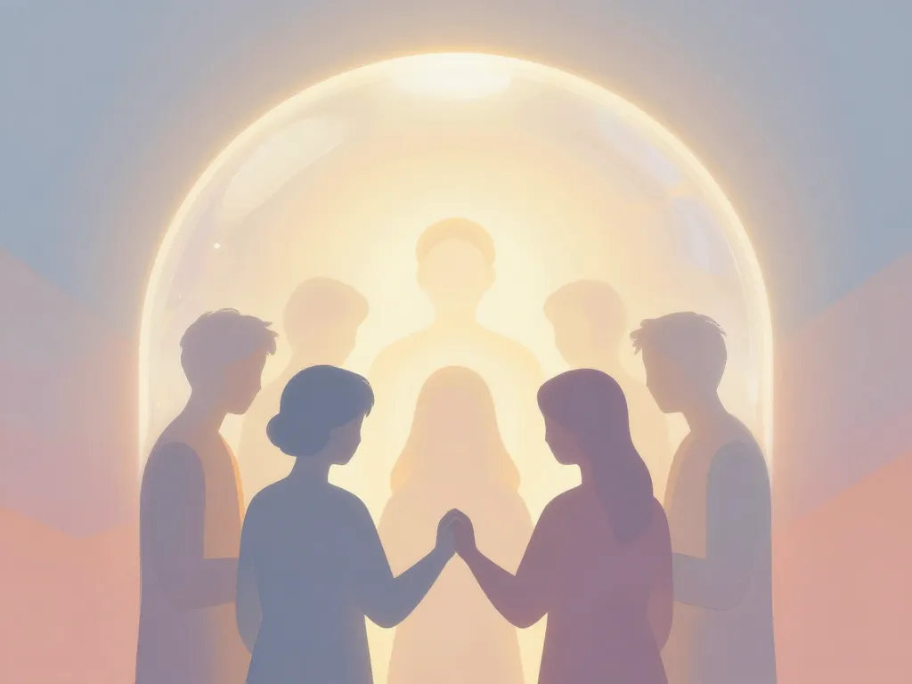 allah yahfadkoum illustration protection divine lumière chaleureuse