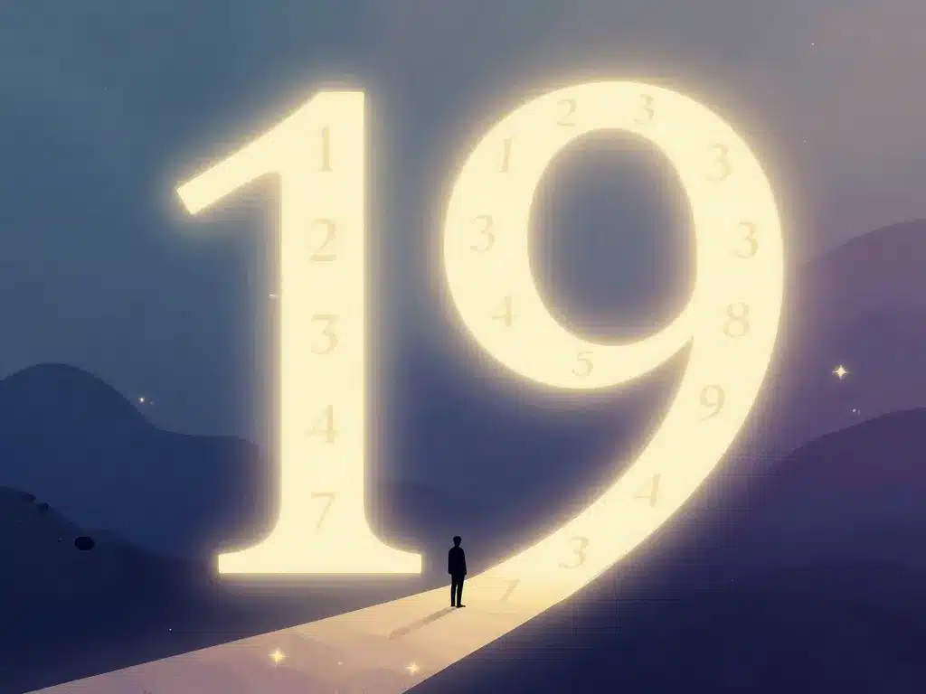 image chiffre 19 numérologie et spiritualité