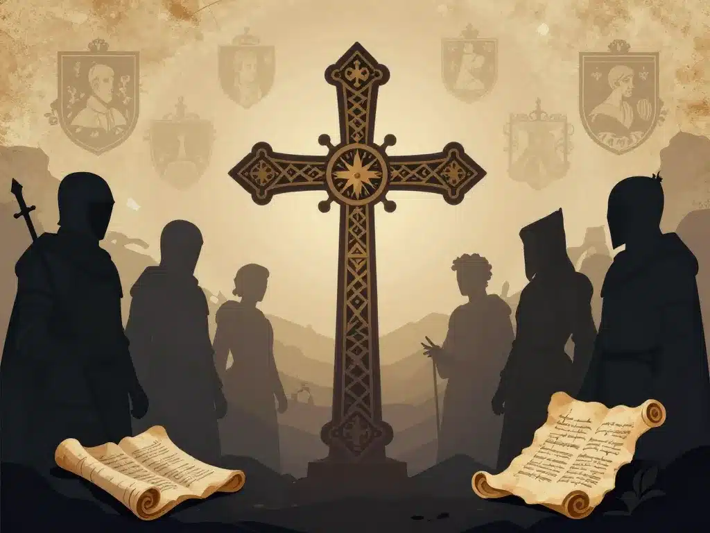 croix de thibault médiévale, émergence mystérieuse à travers les âges