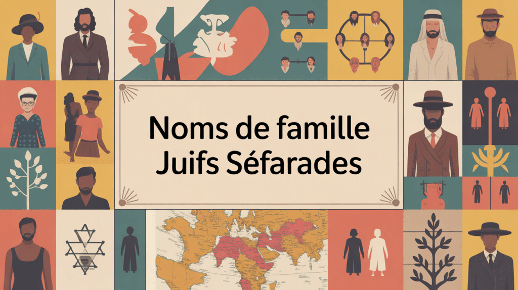 Illustration principale sur les noms de famille juifs séfarades origines et diversité