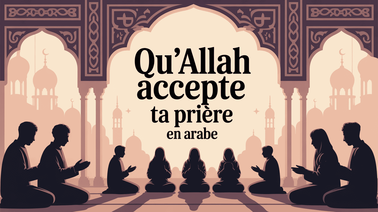 qu'allah accepte ta prière en arabe image principale