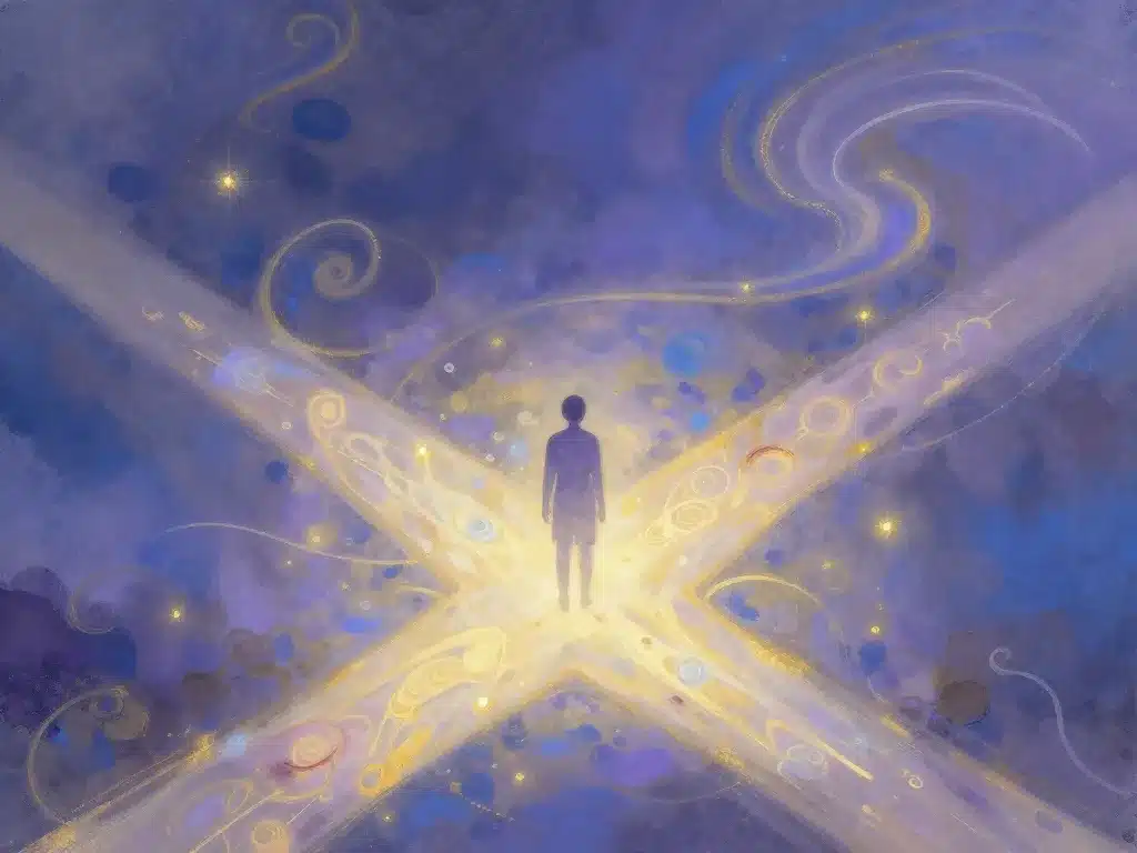 Relation karmique métaphore croisée, transformation personnelle