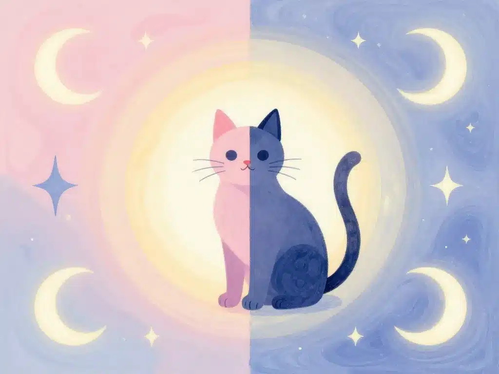 illustration sens général rêver de chat en islam