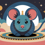 illustration rever de souris islam atmosphere spirituelle