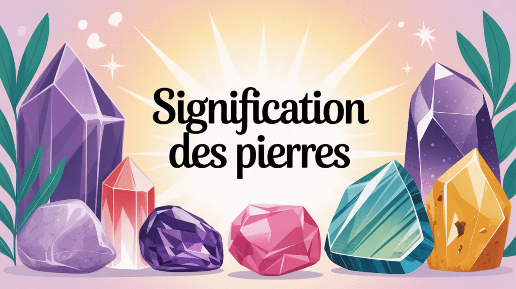 Image signification des pierres et cristaux