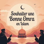illustration souhaiter une bonne omra en islam spiritualité voyage sacré