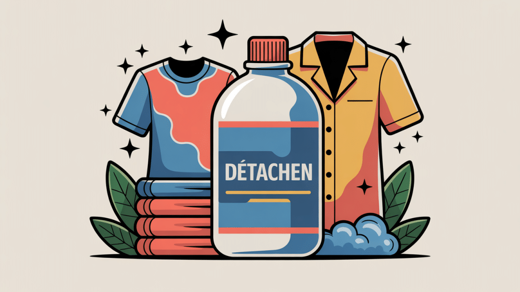 detachen détachant textile flacon vêtements sécurité efficacité