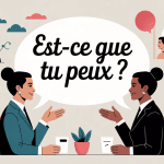 es ce que tu peux conversation polie illustration