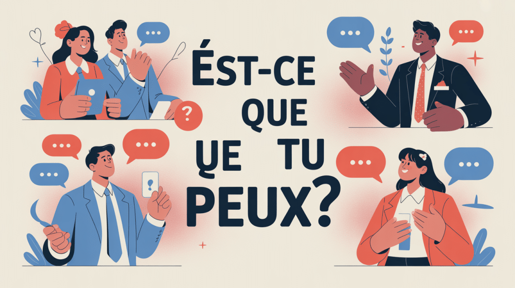 est ce que tu peux illustration contextes français
