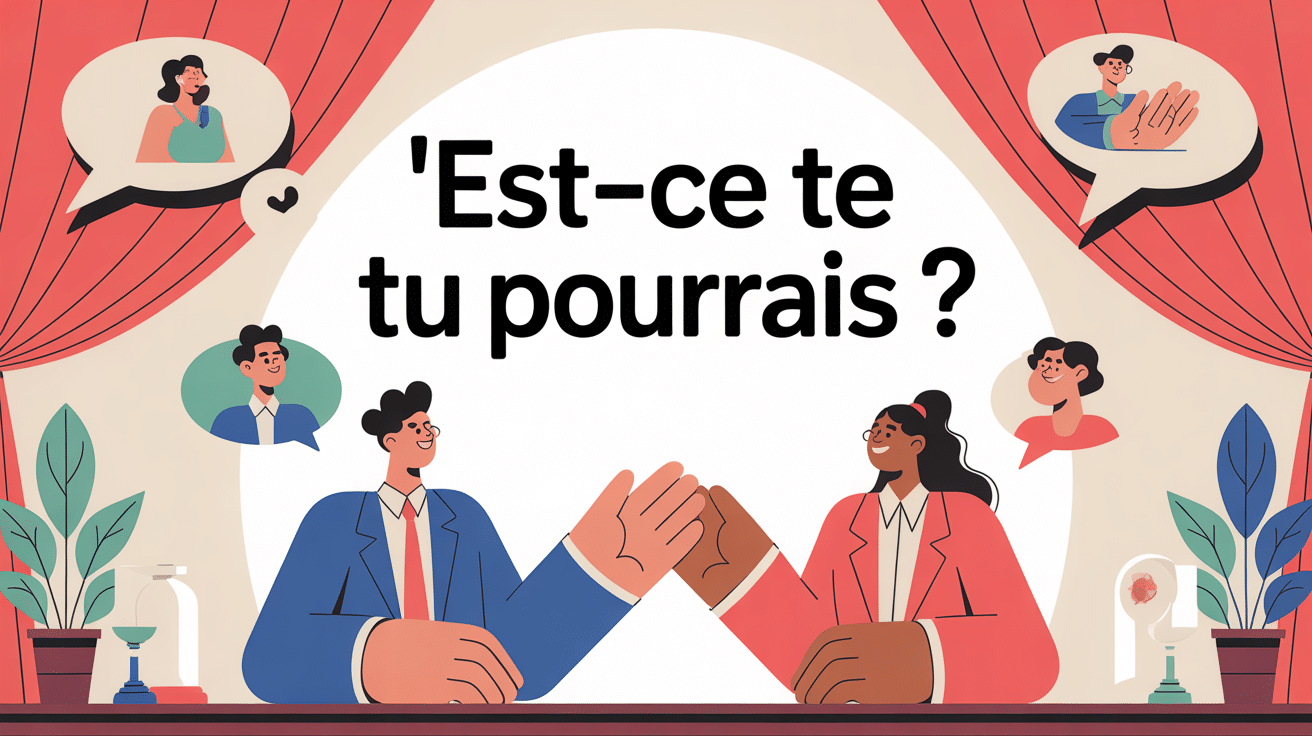 est ce que tu pourrais image politesse en français