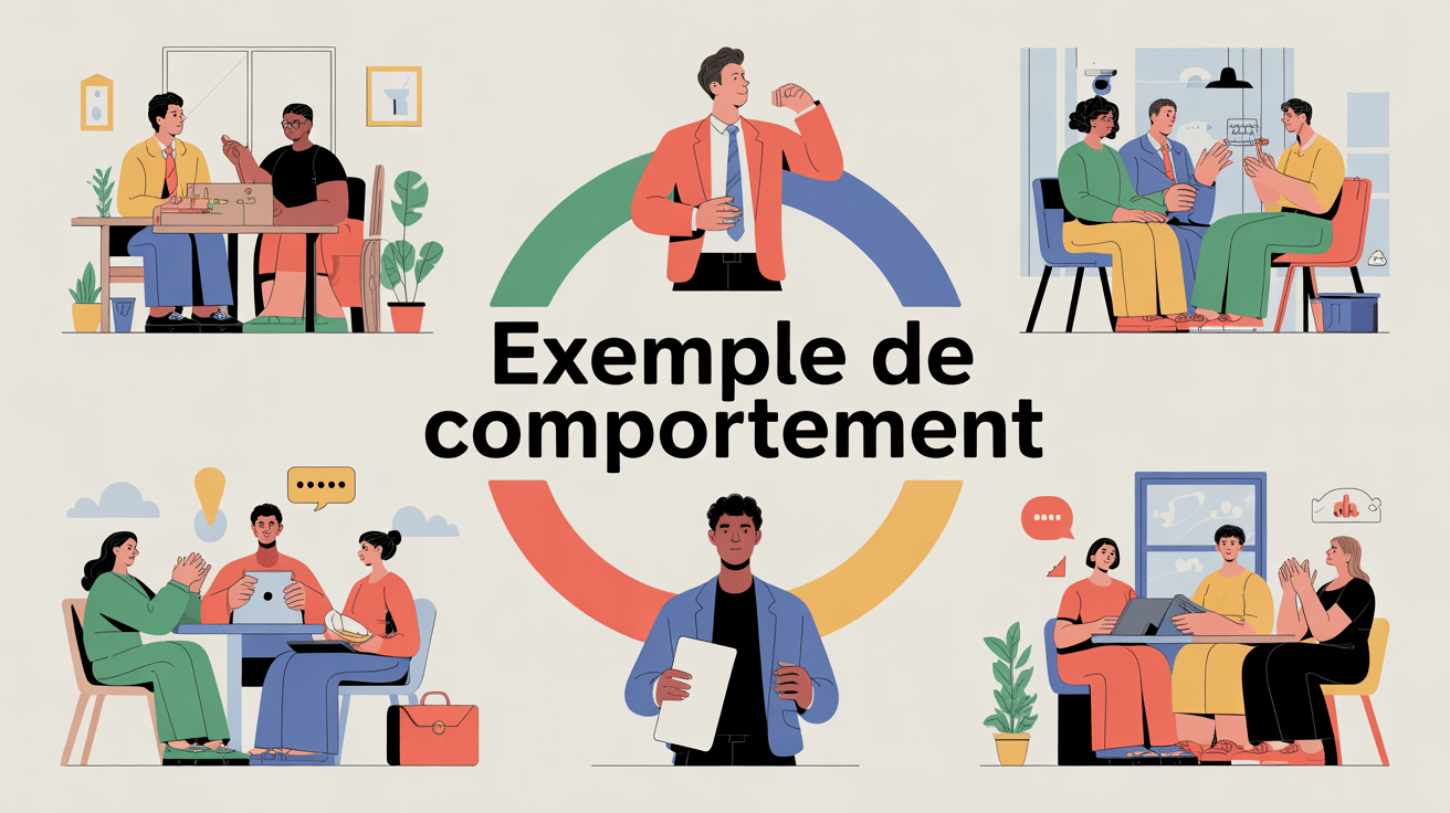 exemple de comportement illustration attitudes humaines