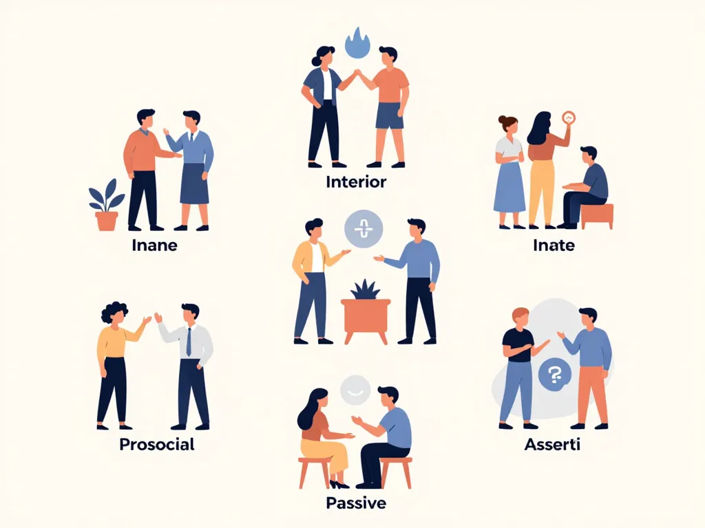 exemple de comportement grandes catégories illustration