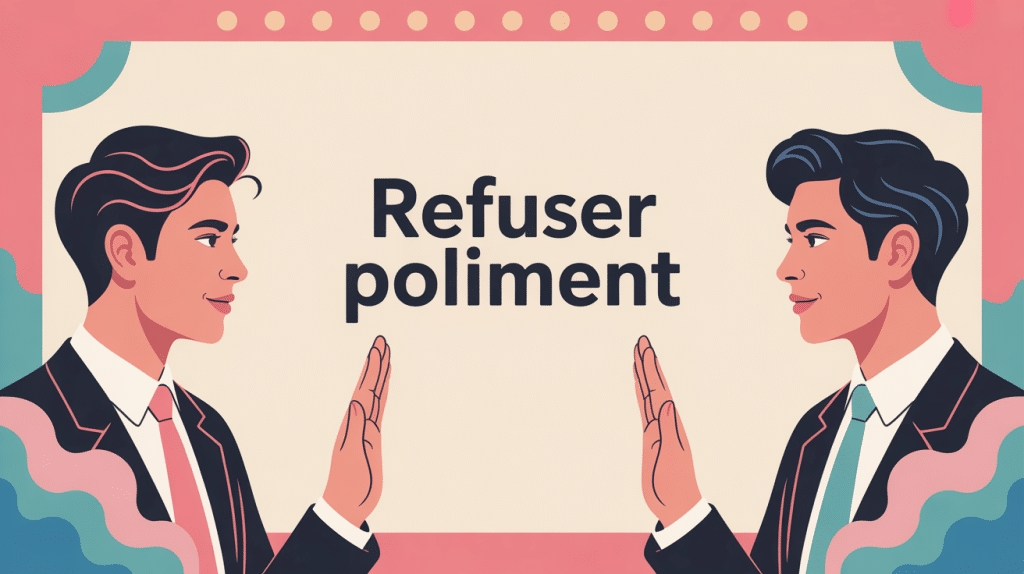 Exprimer un refus avec courtoisie exemple en image