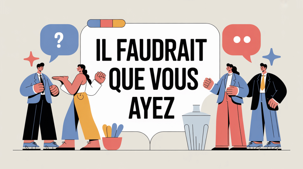 Illustration polie recommandation il faudrait que tu aies