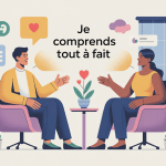 illustration communication empathique je comprends tout à fait