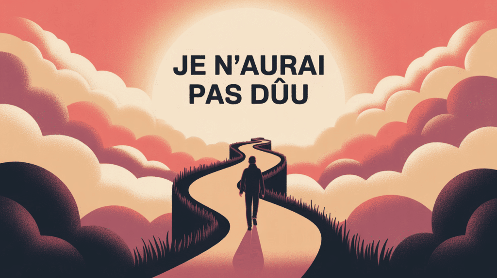 je n aurai pas du parcours émotionnel entre regret et culpabilité illustration