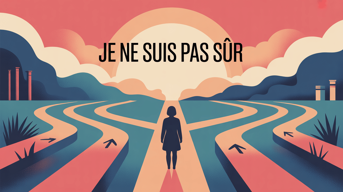 image je ne suis pas sûr choix décision