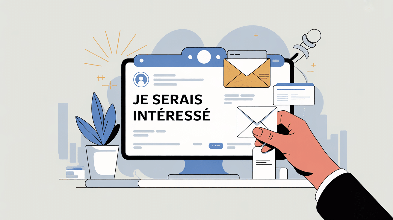 je serais intéressé image échange professionnel