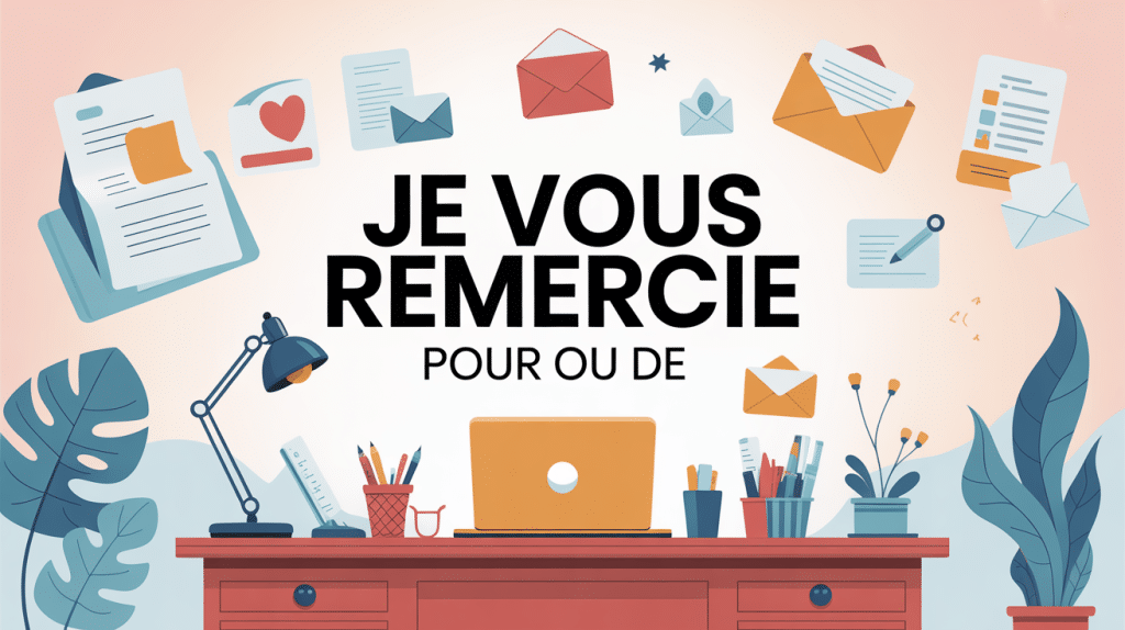 image principale je vous remercie pour ou de communication écrite