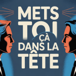 illustration mets toi ça dans la tête communication