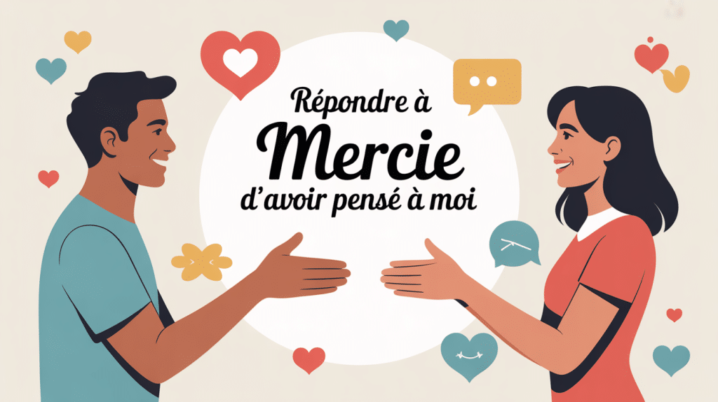illustration répondre à merci d avoir pensé à moi message relationnel