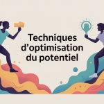 illustration techniques d optimisation du potentiel silhouettes mouvement