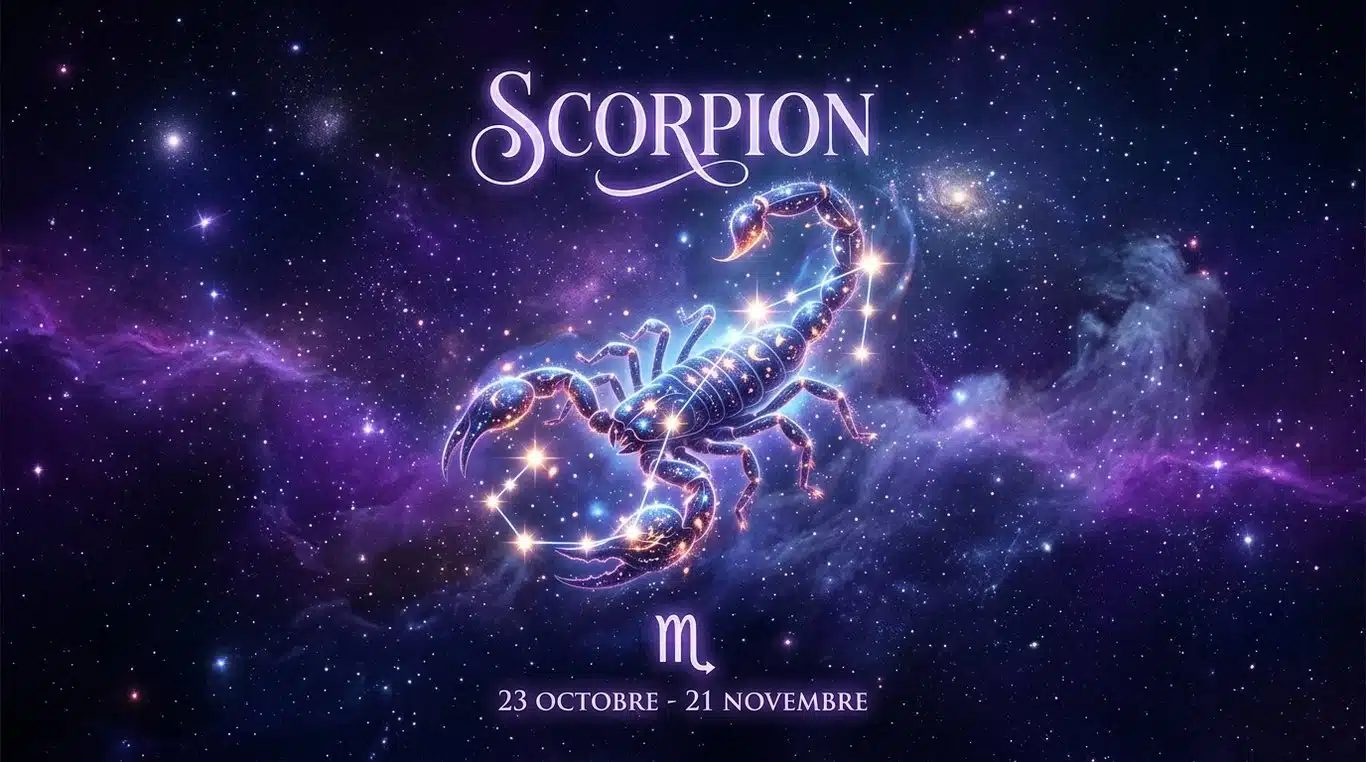 Illustration mystique du signe astrologique du Scorpion