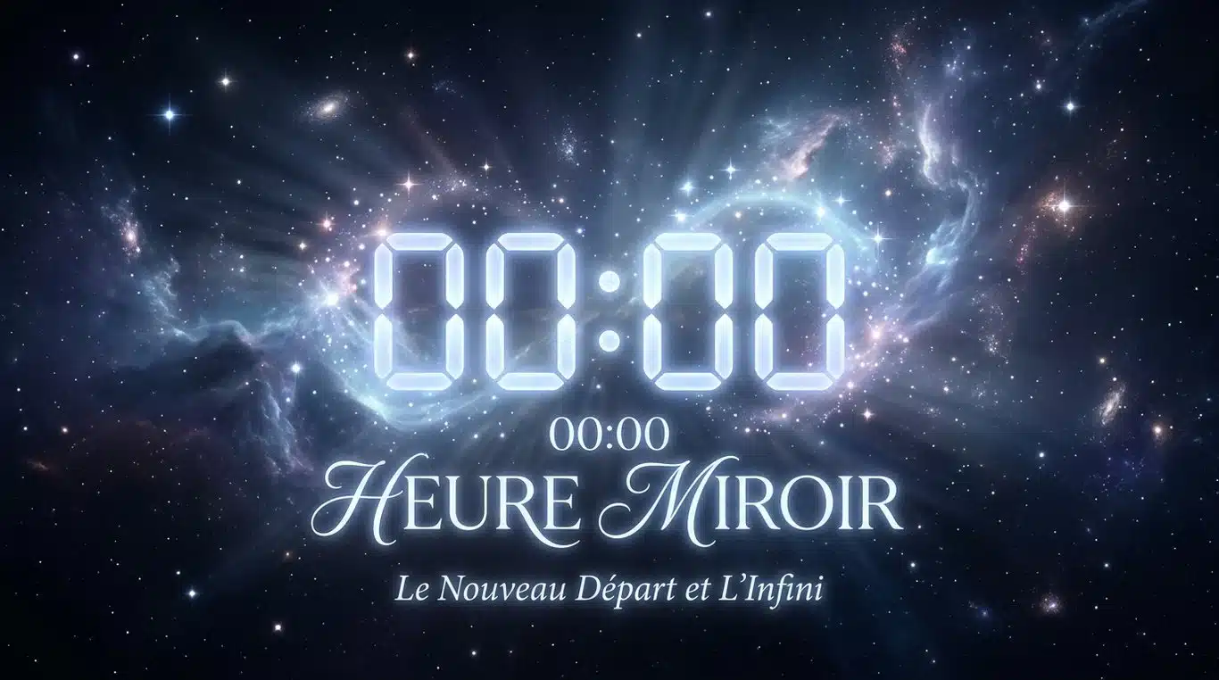 Heure miroir 00h00 symbolisant le renouveau et le vide créateur