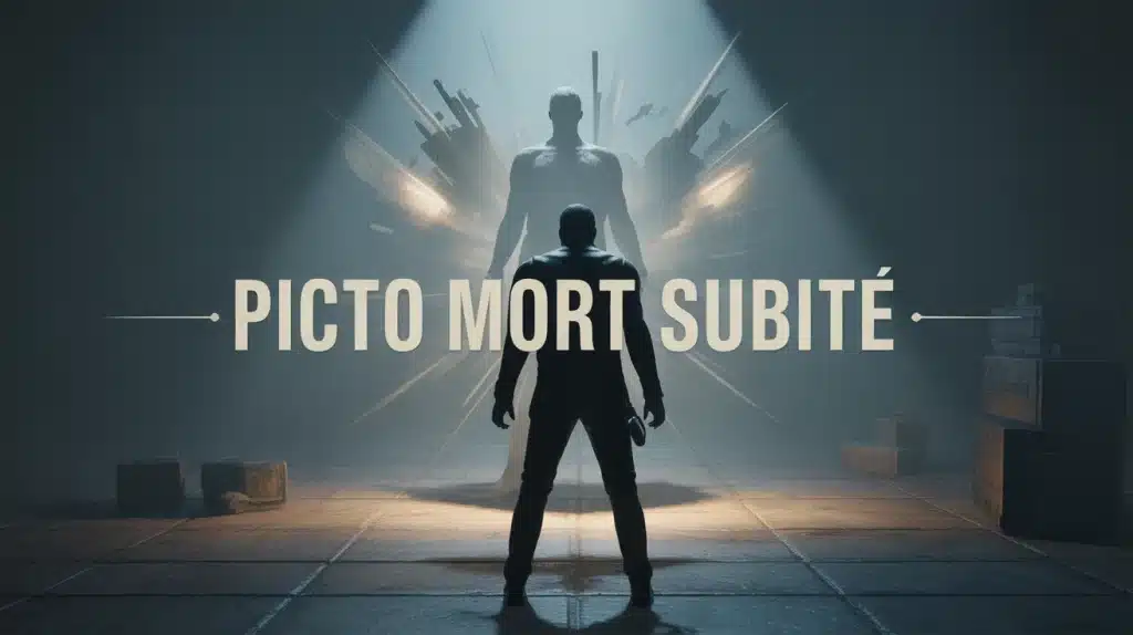 Illustration picto Mort Subite clair obscur personnage tactique mourant