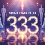 illustration vectorielle du nombre 333 signification du 333