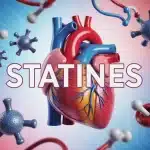 Illustration statines cœur et santé cardiovasculaire