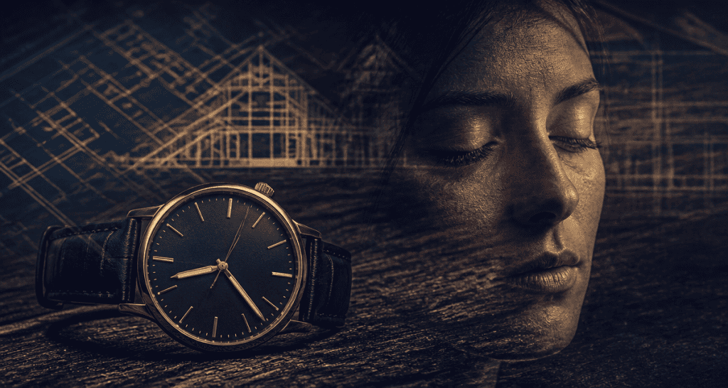 20h44 signification montre et femme introspective