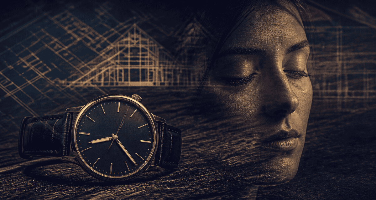 20h44 signification montre et femme introspective