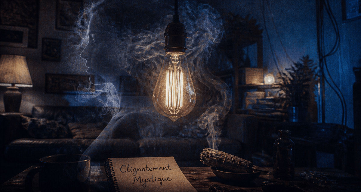 lumière qui clignote toute seule signification spirituelle