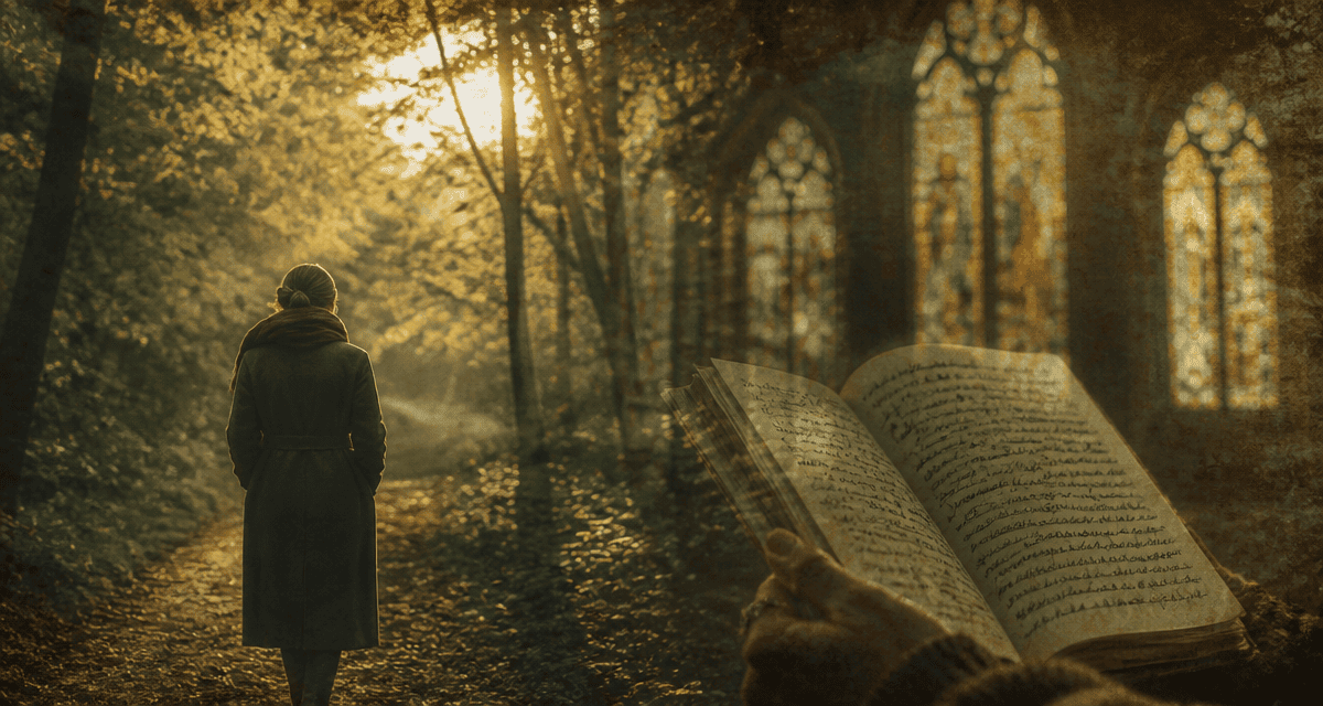 retraite spirituelle femme seule forêt abbaye carnet