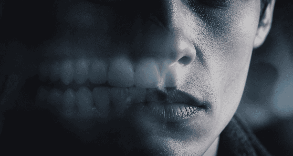 rever des dents de quelqu'un double exposition visage dents