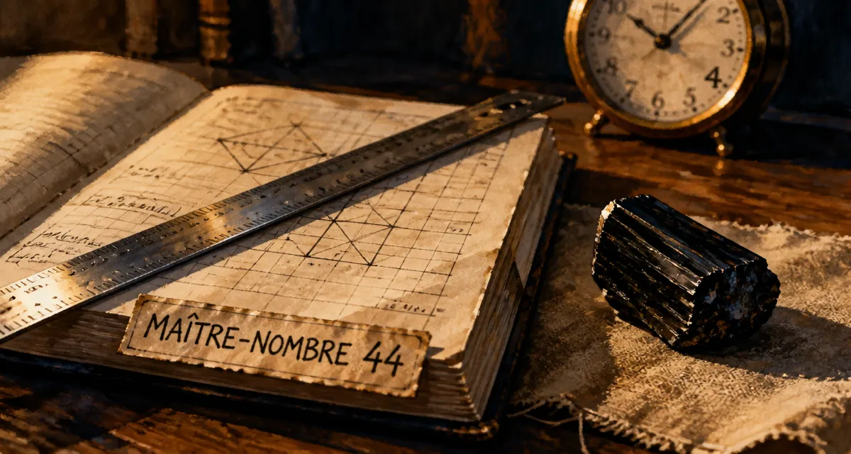 44 signification : Maître-Nombre 44, fondations solides et empire