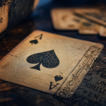 As de pique, symbolique occulte et taxe royale sur papier ancien