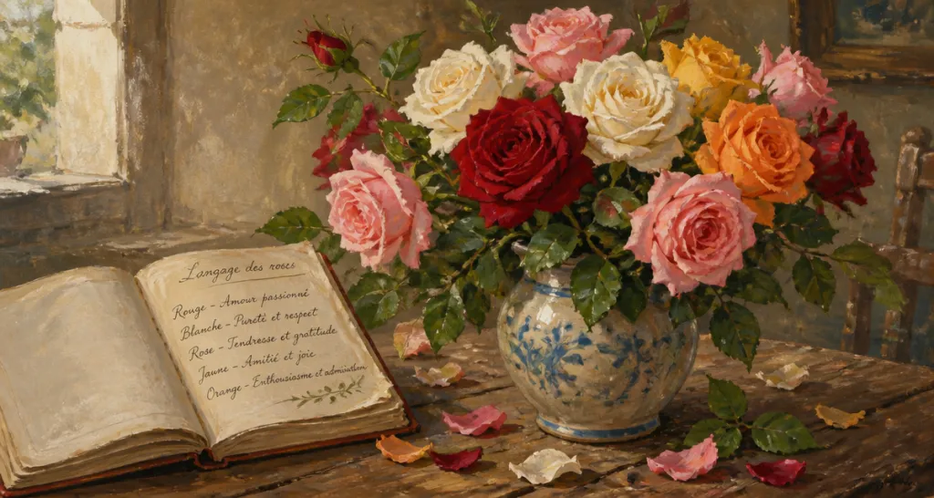 bouquet multicolore la symbolique de la rose