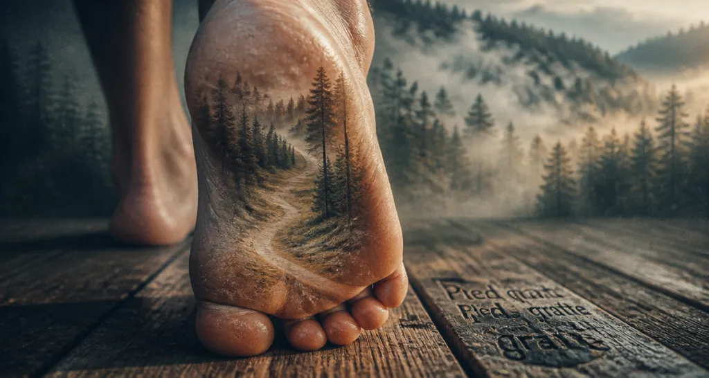 pied qui gratte signification pied nu forêt symbolique