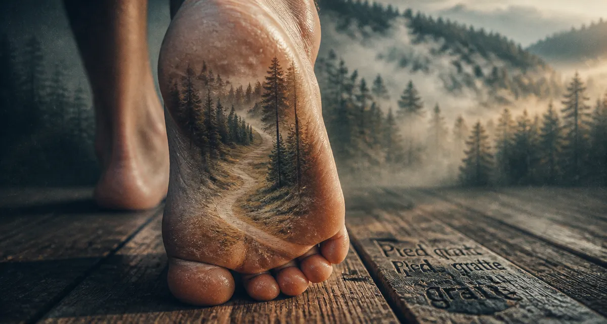 pied qui gratte signification pied nu forêt symbolique