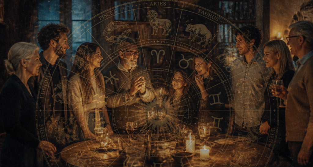Quel est le meilleur signe astrologique groupe roue zodiaque